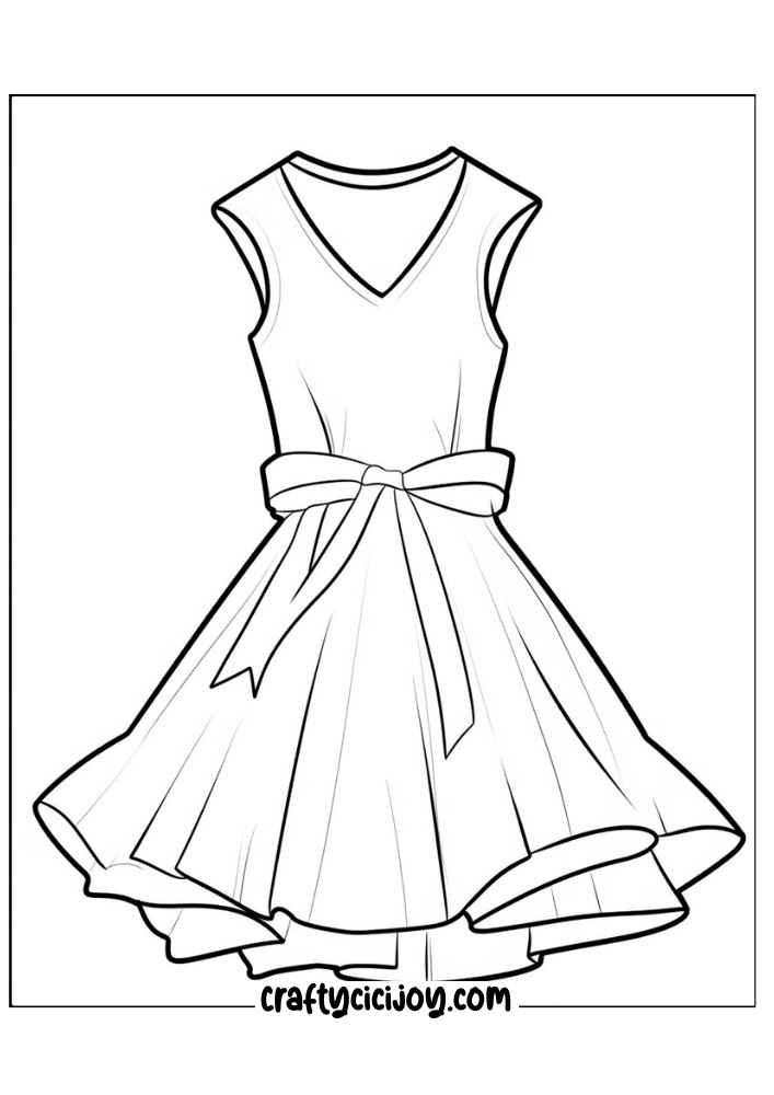 Fashion Coloring Page 21