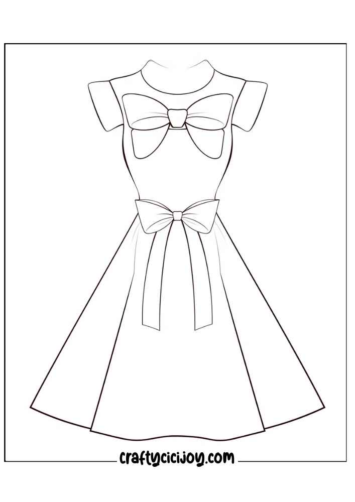 Fashion Coloring Page 27 1