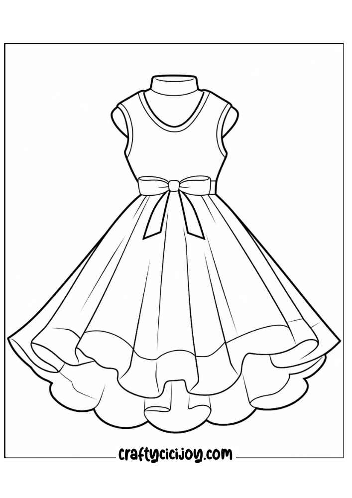 Fashion Coloring Page 30 2