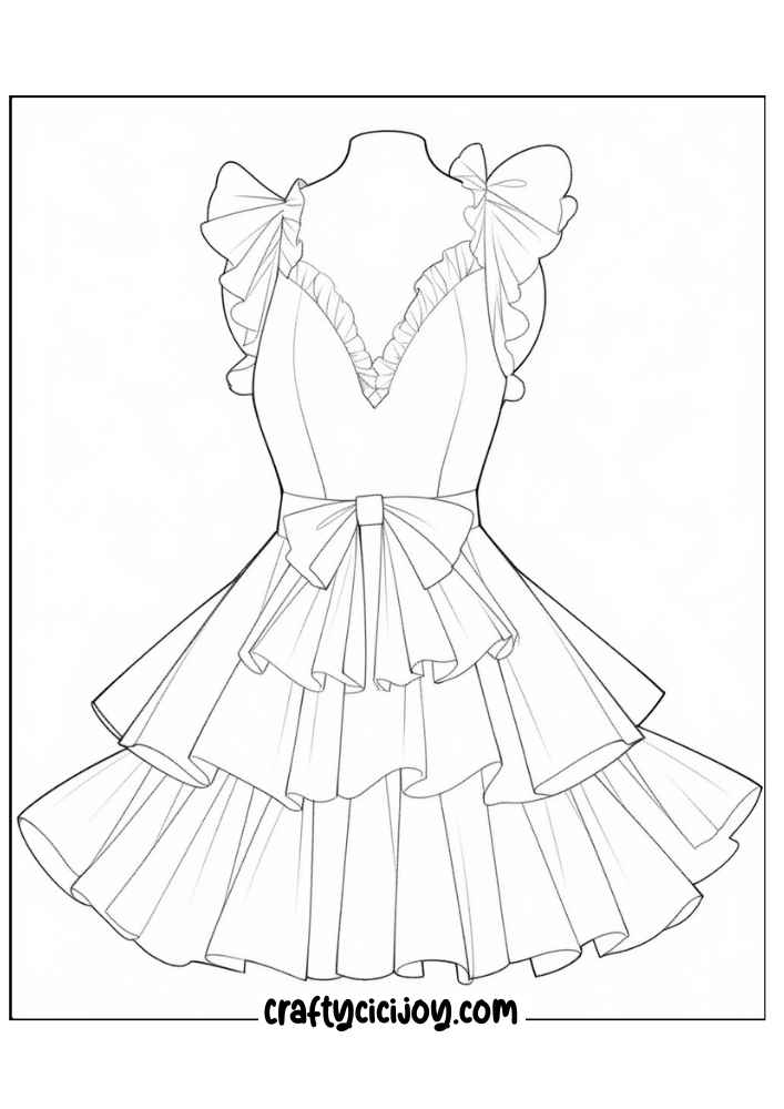 Fashion Coloring Page 31 3