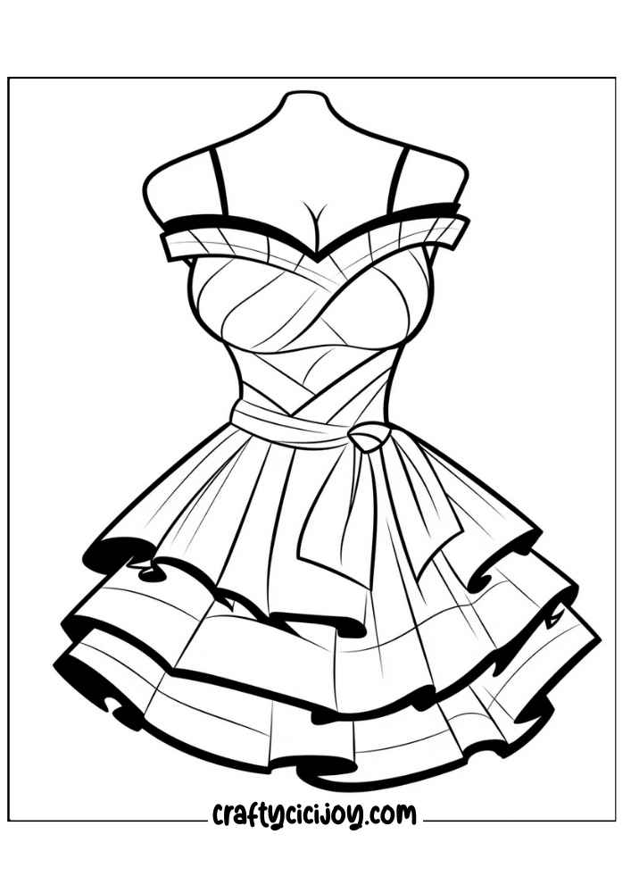 Fashion Coloring Page 34