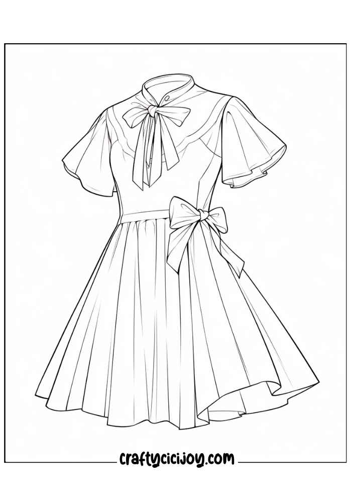 Fashion Coloring Page 43