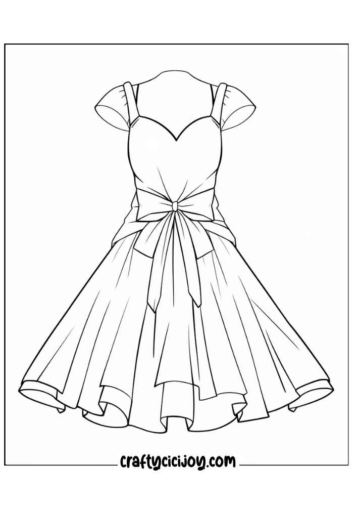 Fashion Coloring Page 45 1