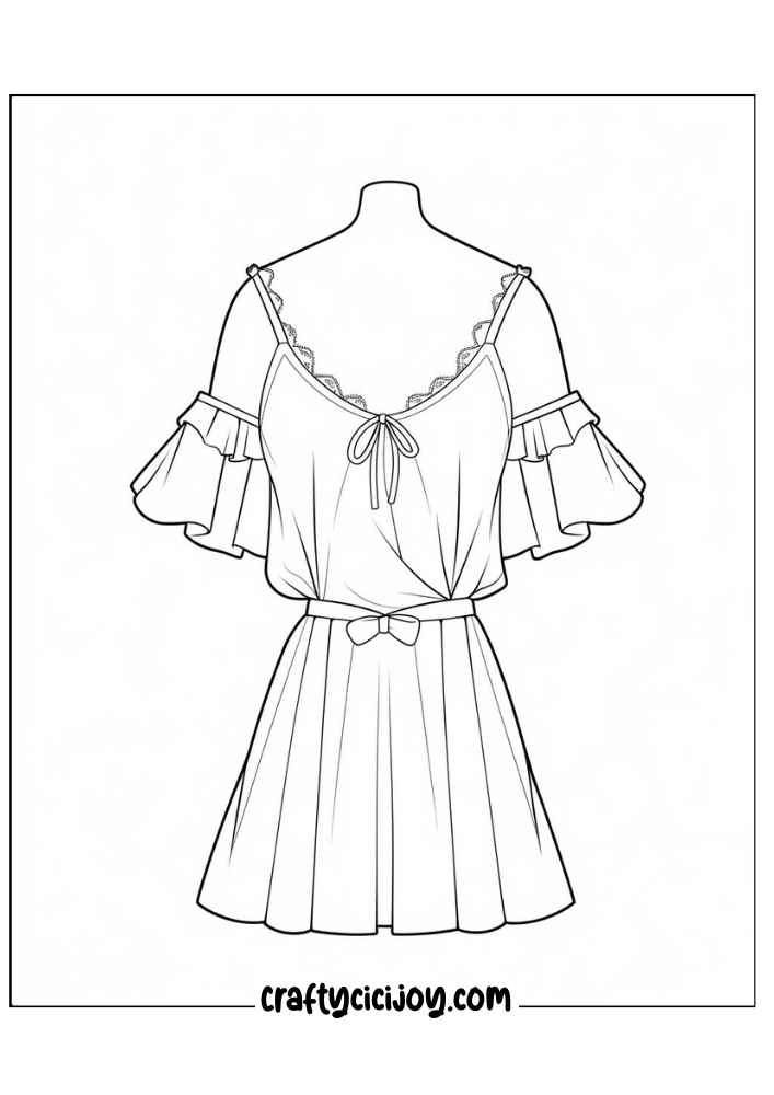 Fashion Coloring Page 50