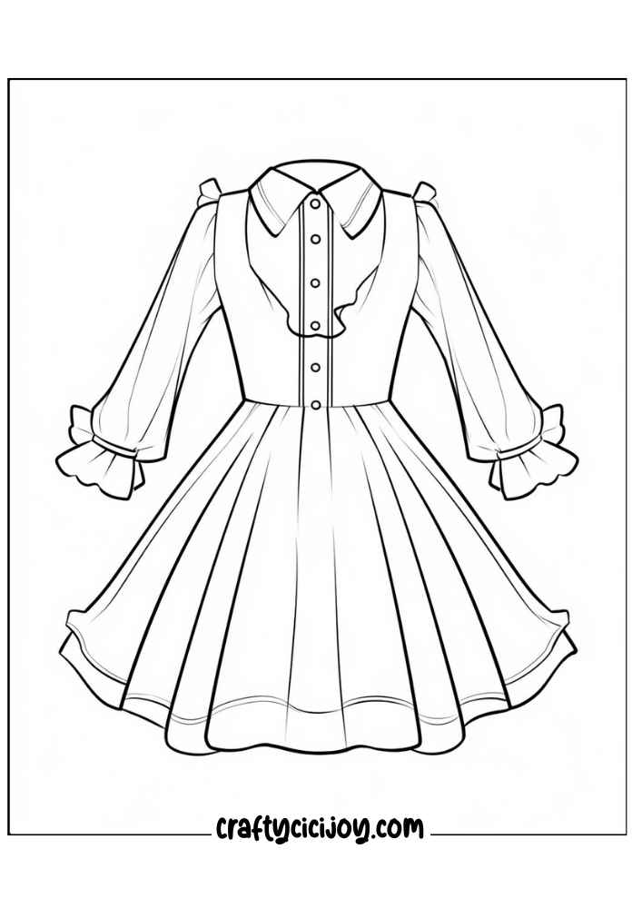 Fashion Coloring Page 51