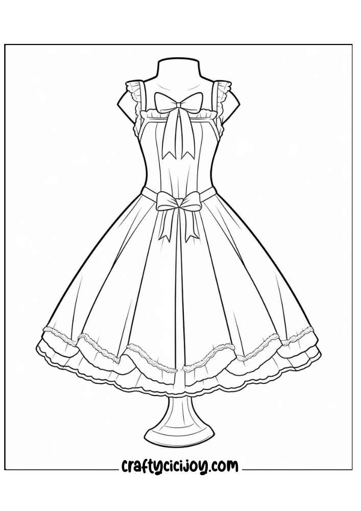 Fashion Coloring Page 52