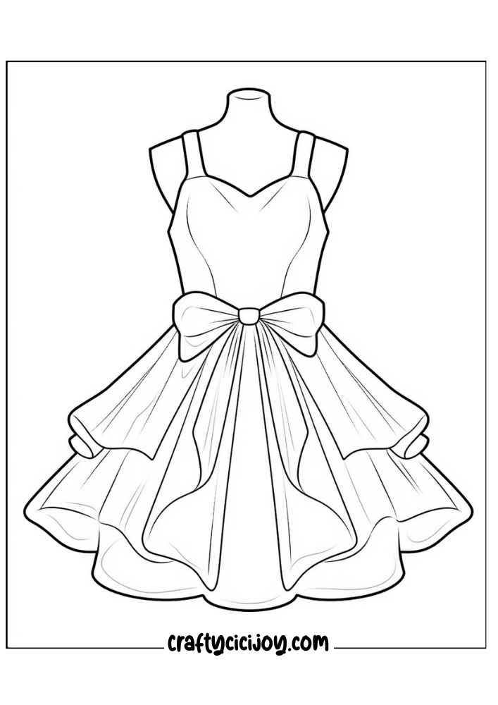 Fashion Coloring Page 6