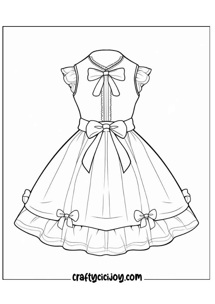 Fashion Coloring Page 83 1