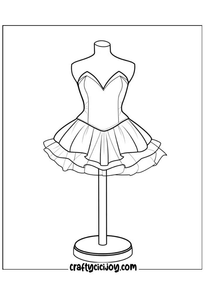 Fashion Coloring Page 96