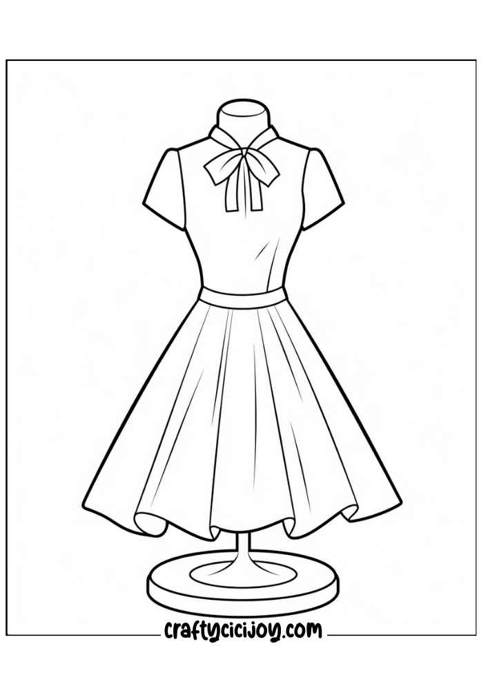 Fashion Coloring Page 98
