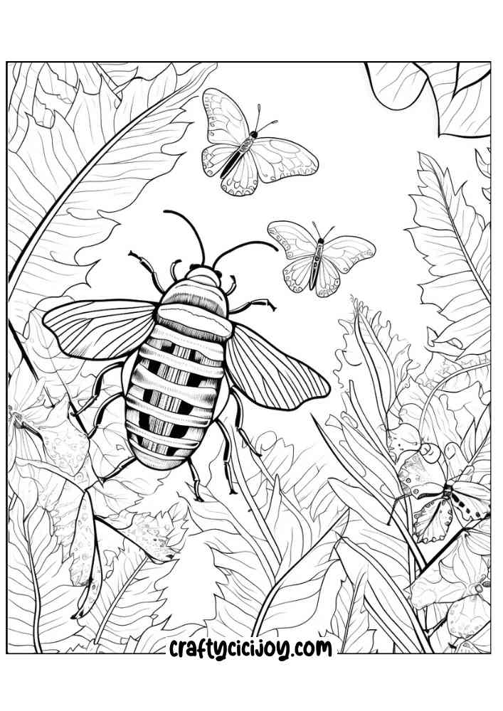 Jungle coloring page 10
