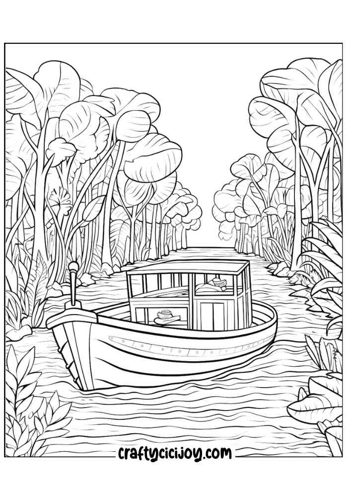 Jungle coloring page 102
