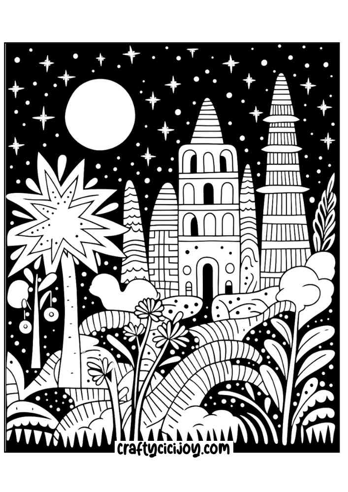 Jungle coloring page 103