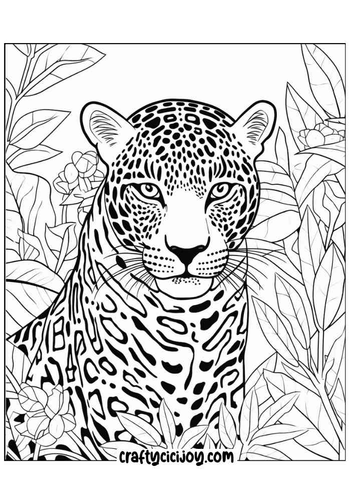 Jungle coloring page 13