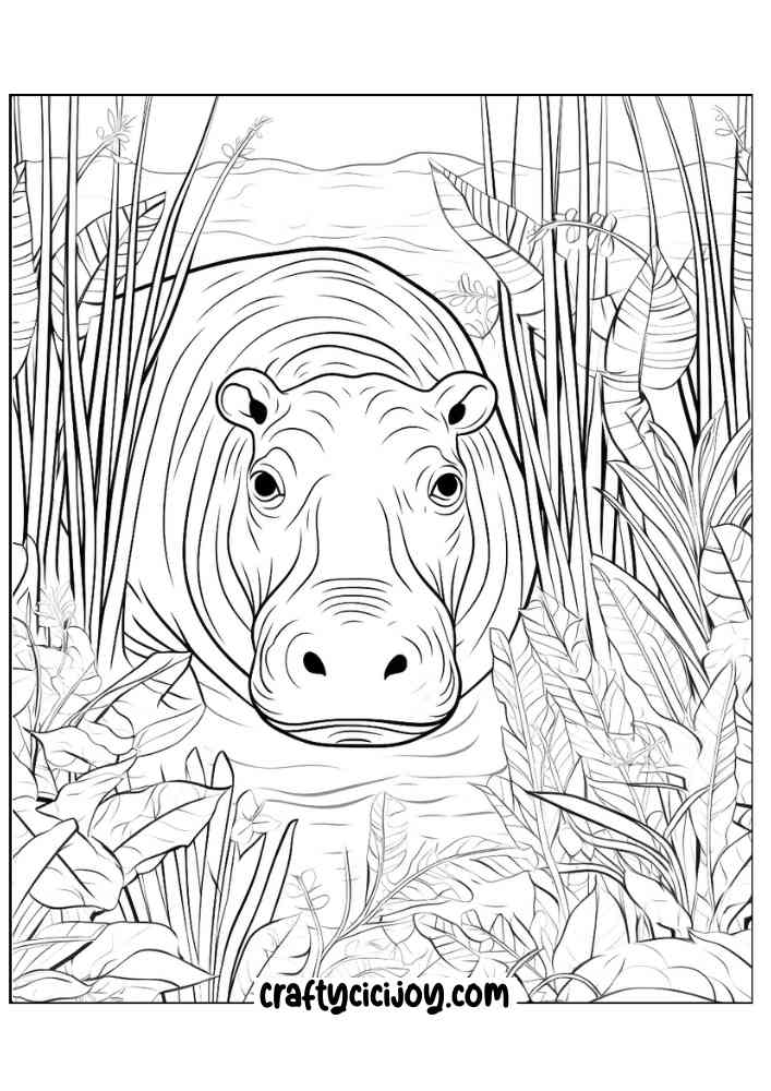 Jungle coloring page 18