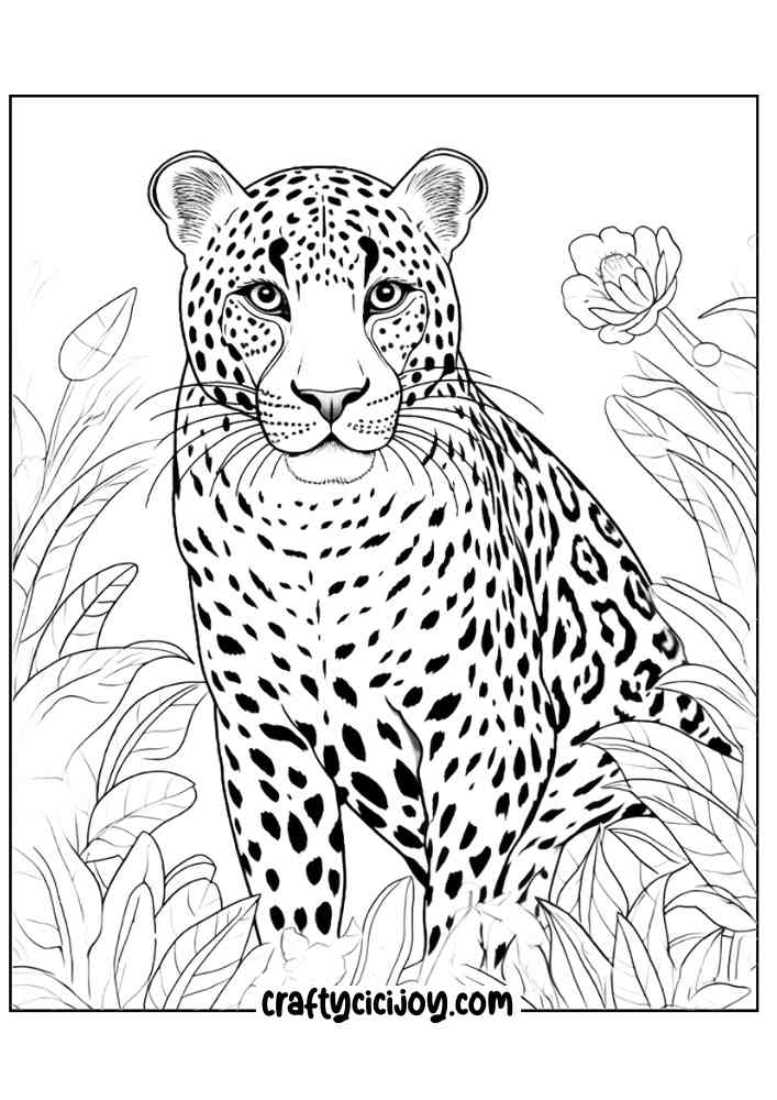 Jungle coloring page 19