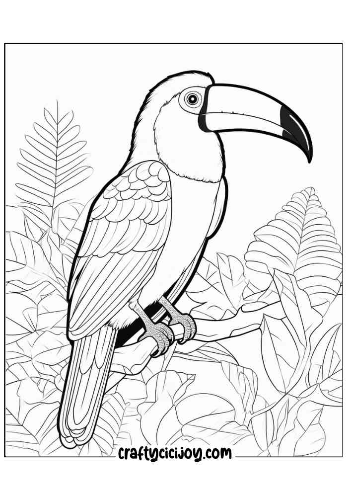 Jungle coloring page 21