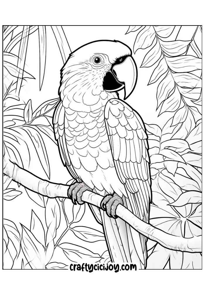 Jungle coloring page 25