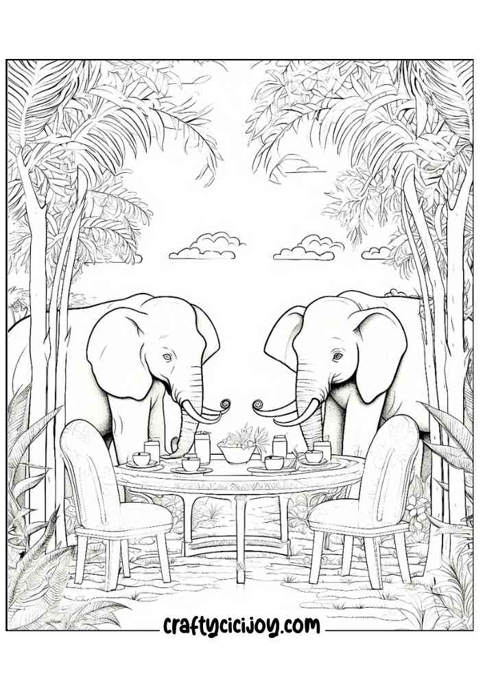 Jungle coloring page 26