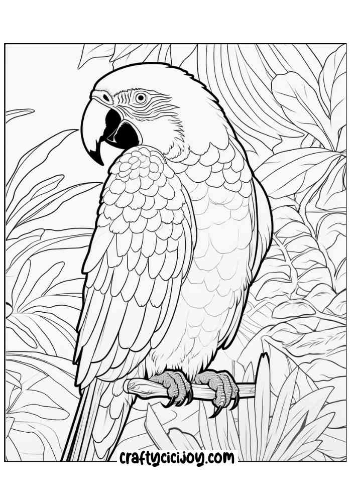 Jungle coloring page 27