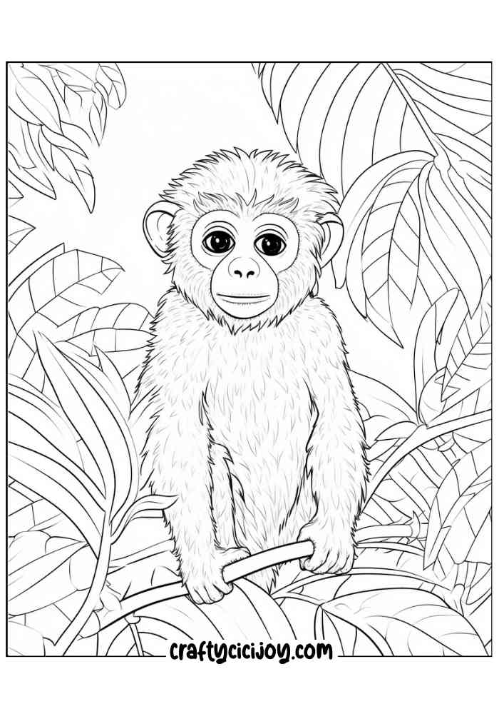 Jungle coloring page 28
