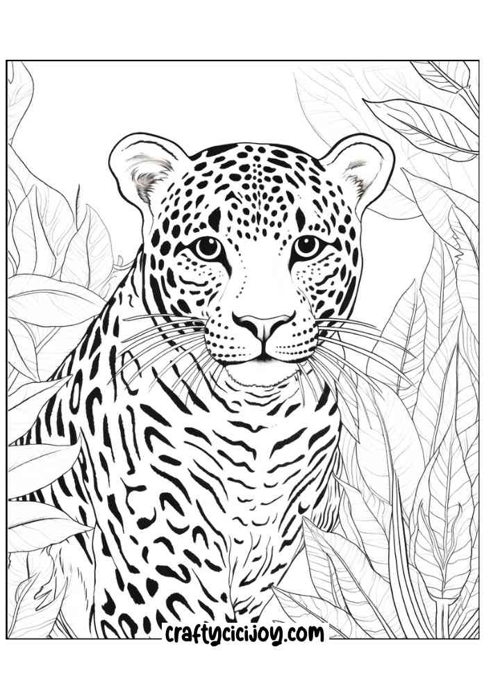 Jungle coloring page 36