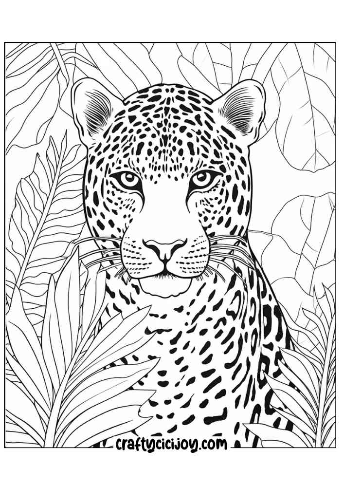 Jungle coloring page 5