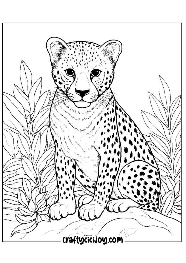 Jungle coloring page 50