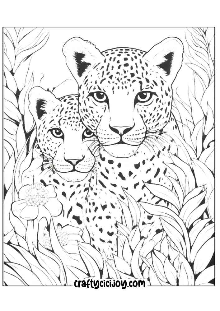 Jungle coloring page 53