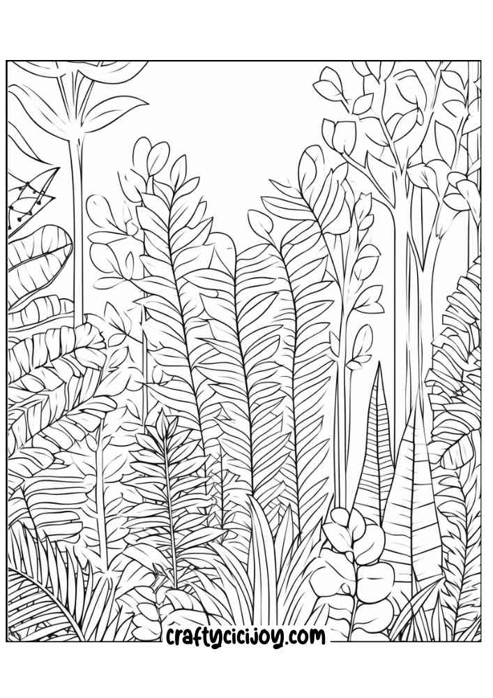 Jungle coloring page 58
