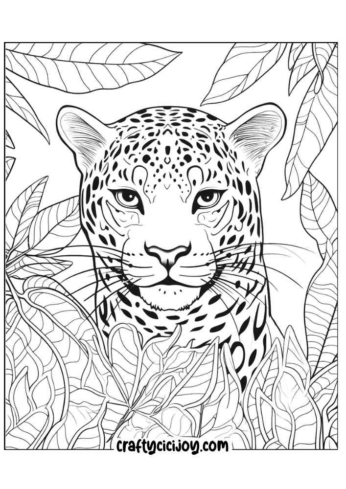 Jungle coloring page 68