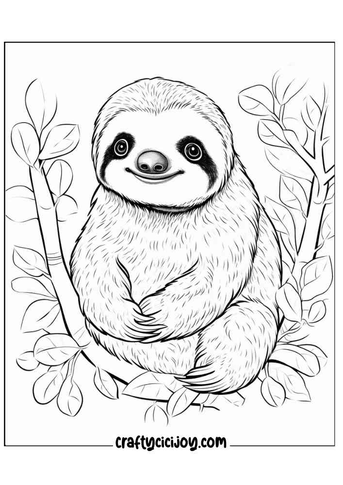 Jungle coloring page 7