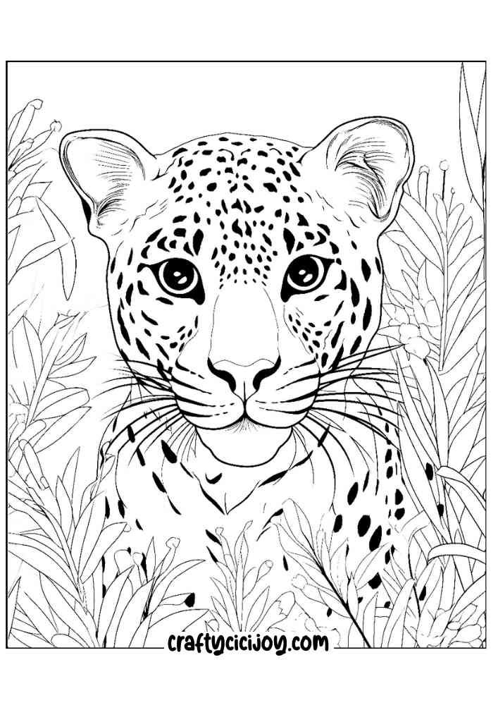 Jungle coloring page 74