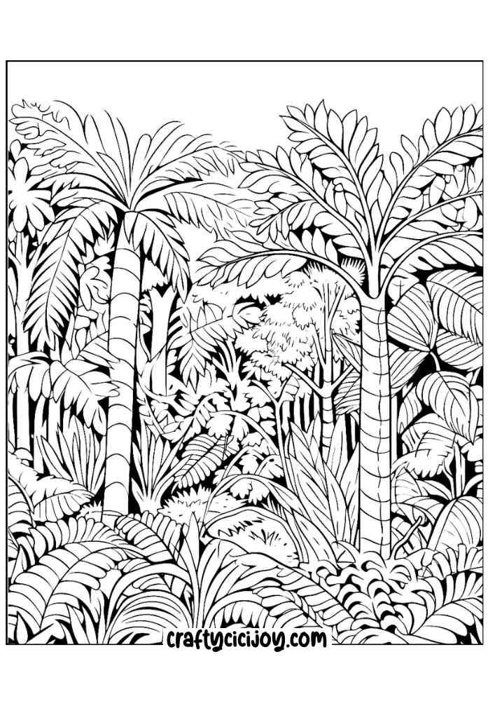 Jungle coloring page 78