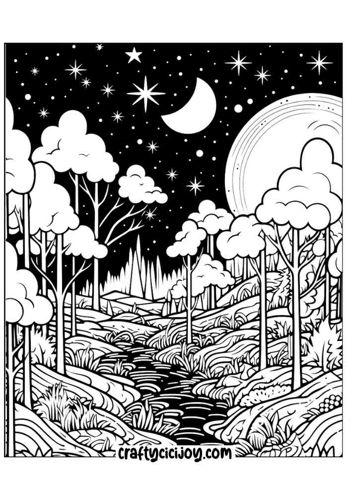 Jungle coloring page 80