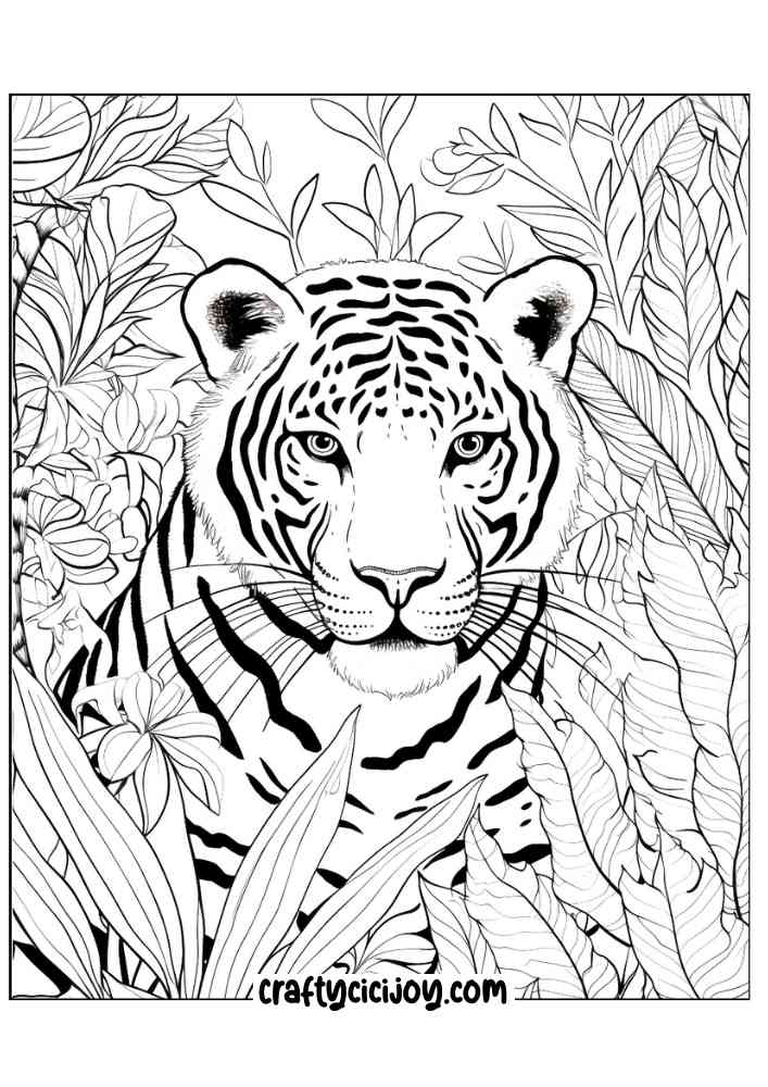 Jungle coloring page 81