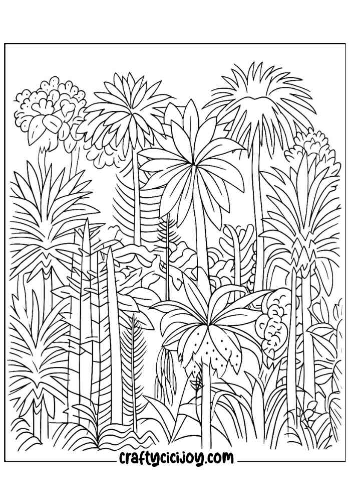 Jungle coloring page 88