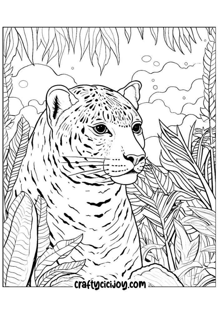 Jungle coloring page 99