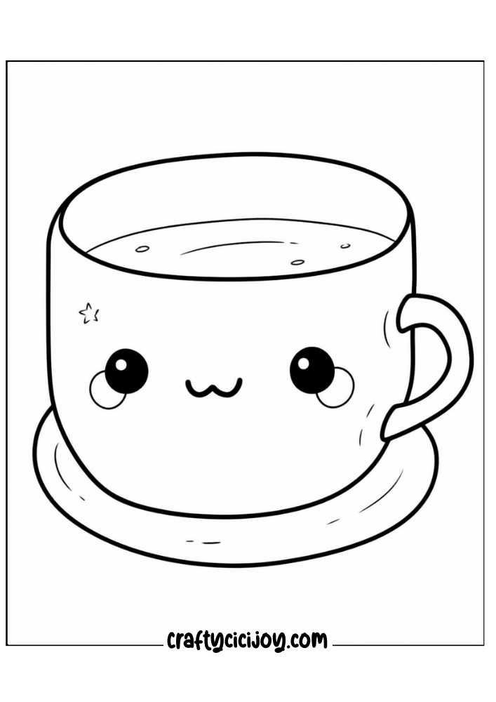 Kawaii coloring pages free 117