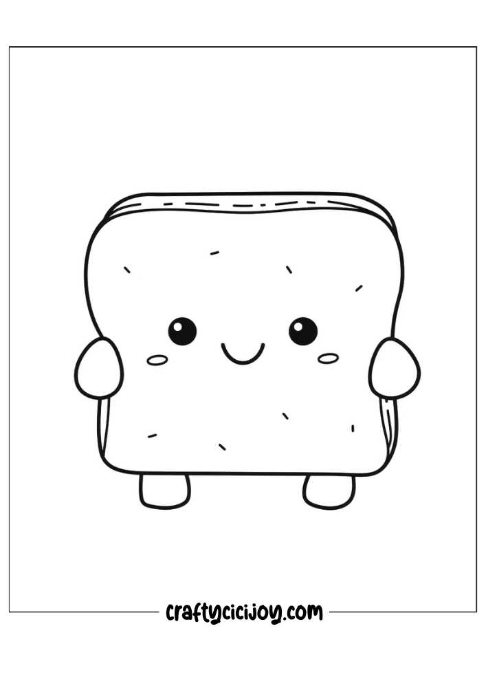 Kawaii coloring pages free 13