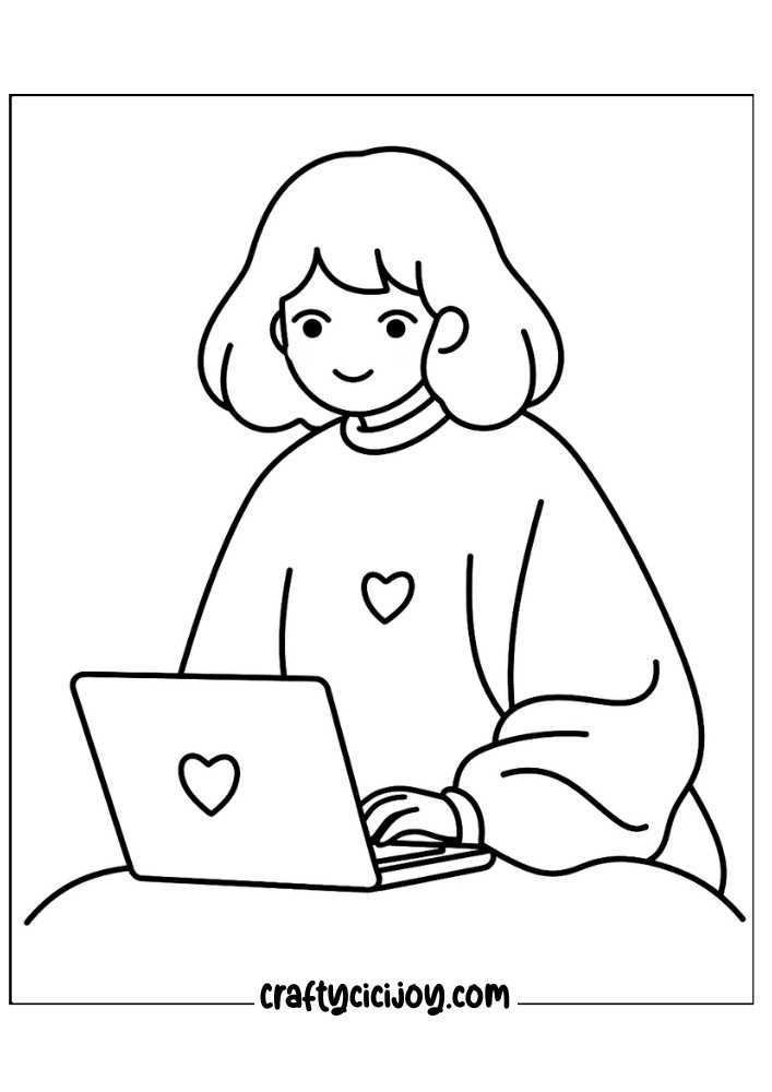 Kawaii coloring pages free 140