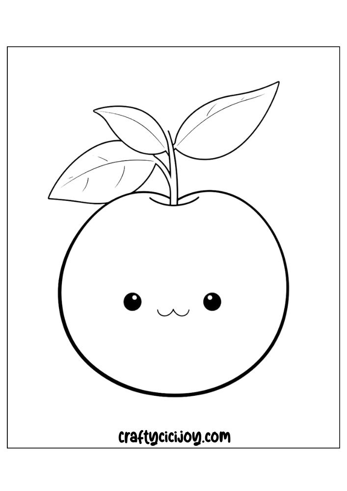 Kawaii coloring pages free 15