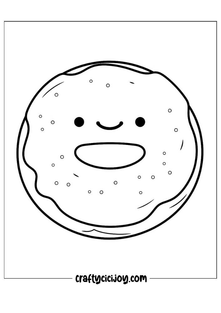 Kawaii coloring pages free 33