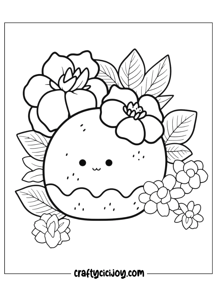 Kawaii coloring pages free 37