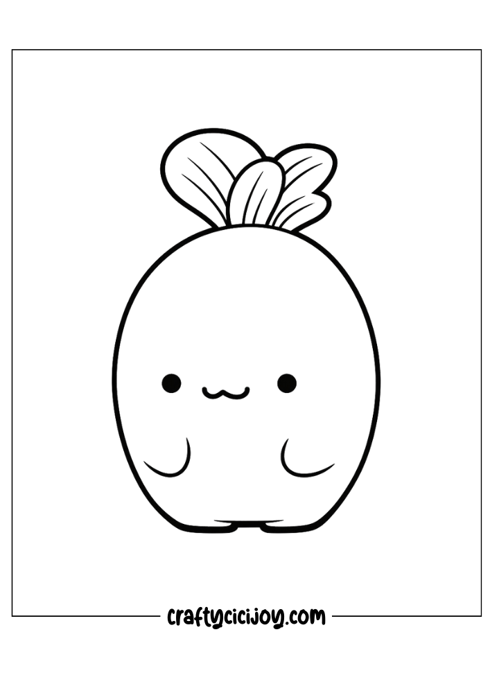 Kawaii coloring pages free 39