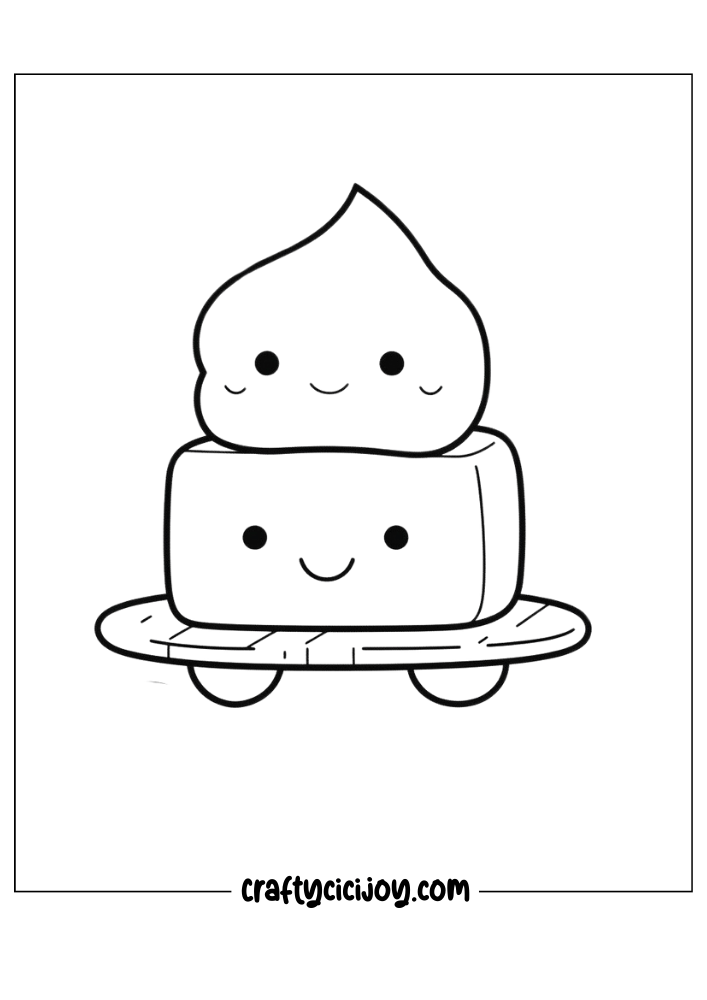 Kawaii coloring pages free 40