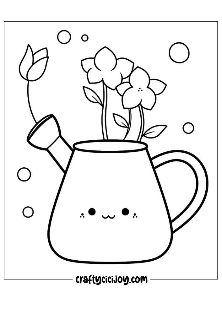 Kawaii coloring pages free 60