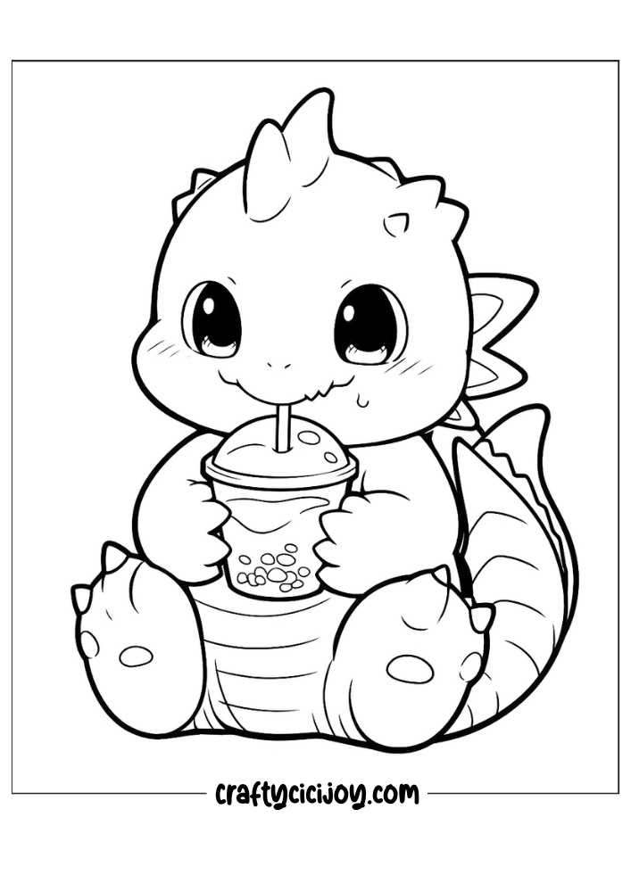 Kawaii coloring pages free 75