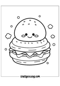 30+ Free Cute Food Coloring Pages