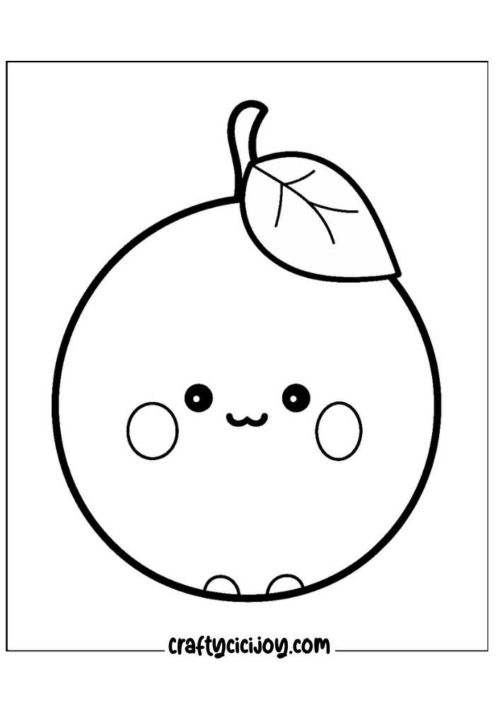 Kawaii coloring pages free 87